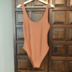 OZMA of California Christy Bodysuit in Silk noil jersey size large